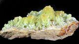 Yellow-Green, Pyromorphite Crystal Cluster - China #45740-1